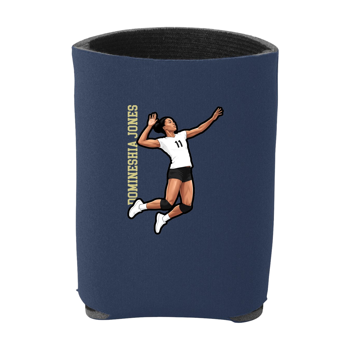 Can Holder — Name Vertical in Navy