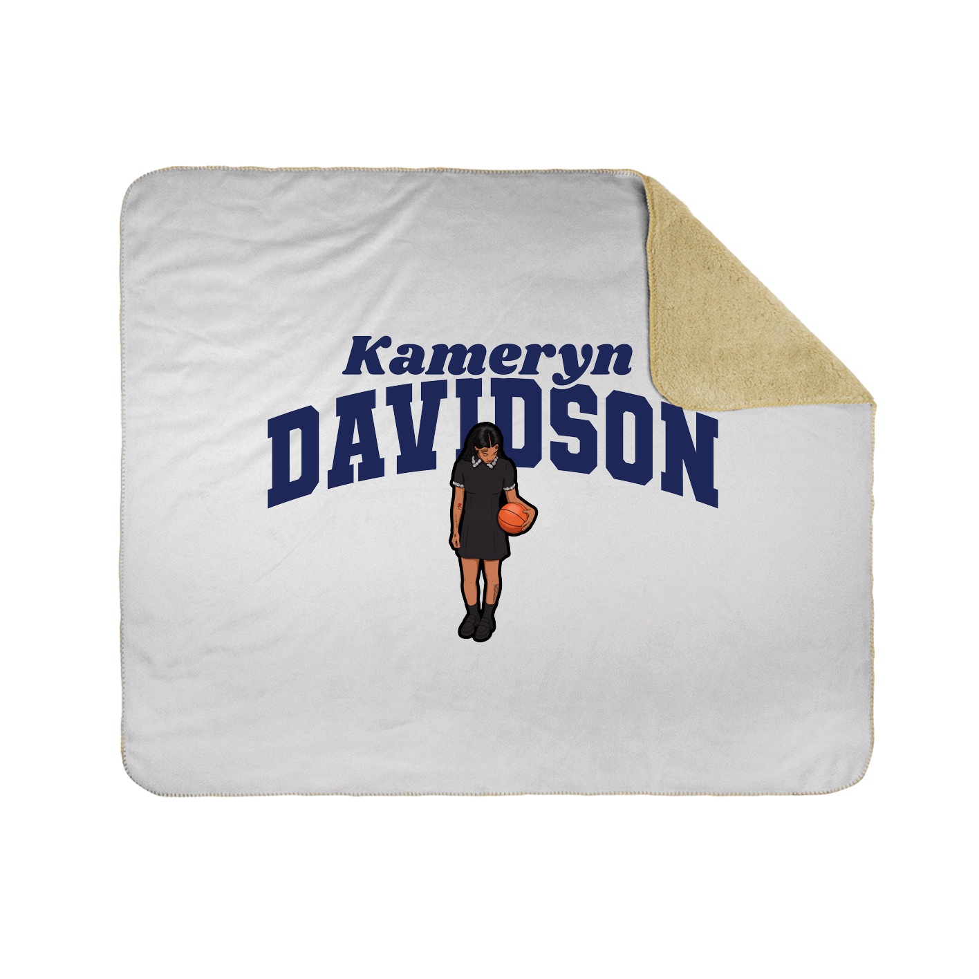 Throw Blanket — Signature Arch in White