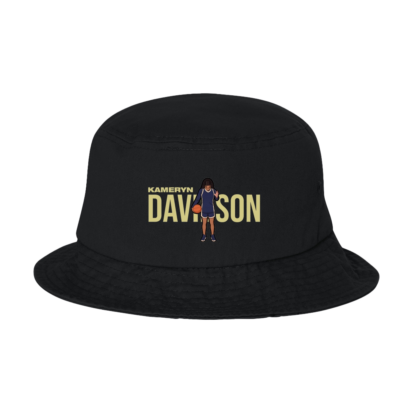 Bucket Cap — Player Name in Black