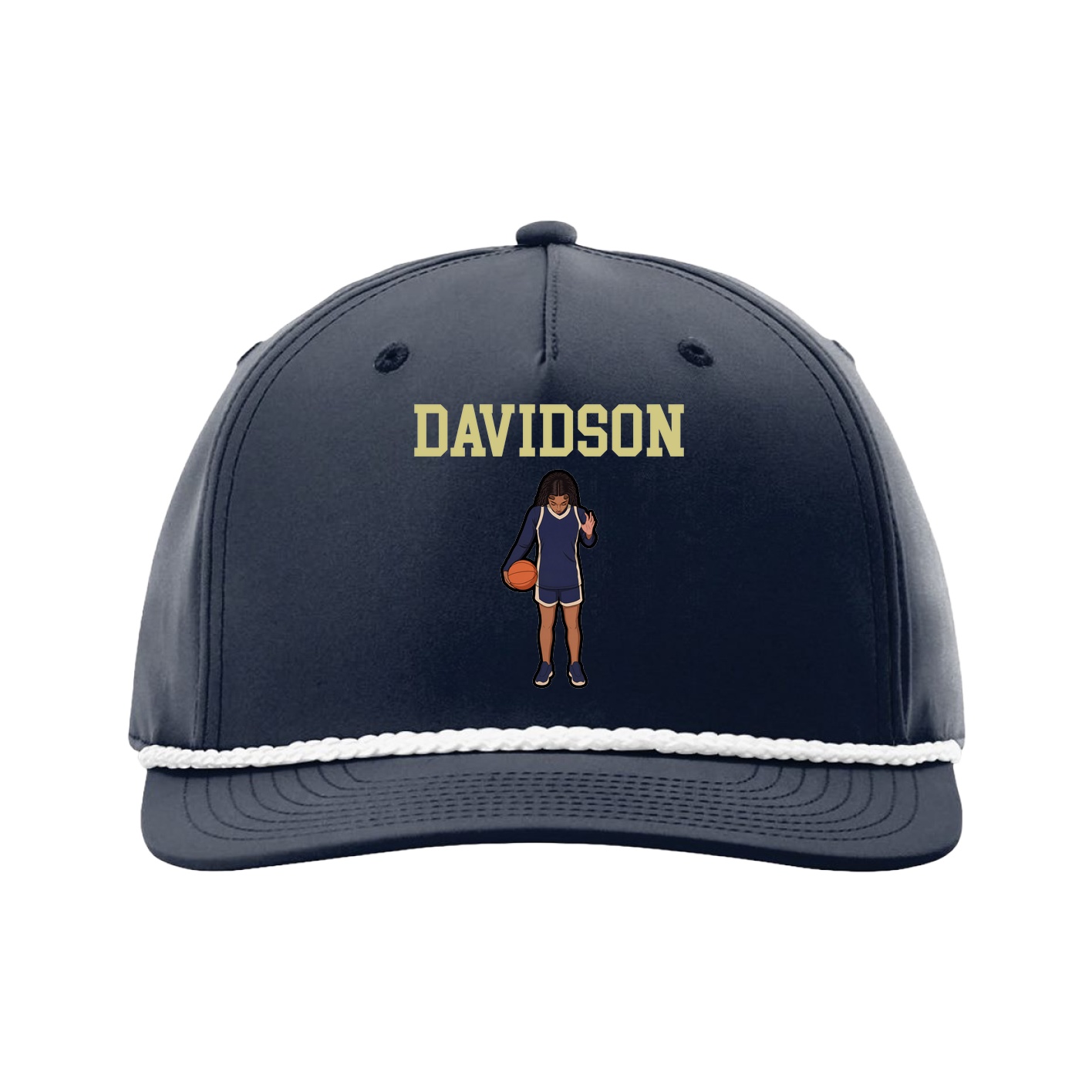 Five-Panel Classic Rope Cap — Shirsey in Navy