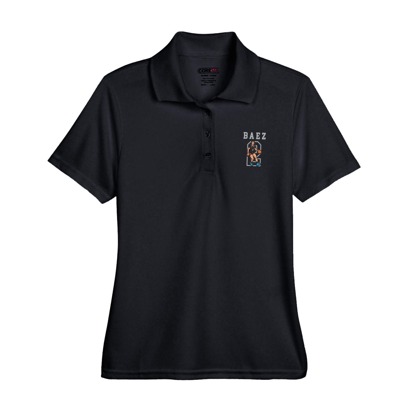 Womens Performance Polo — Shirsey in Black