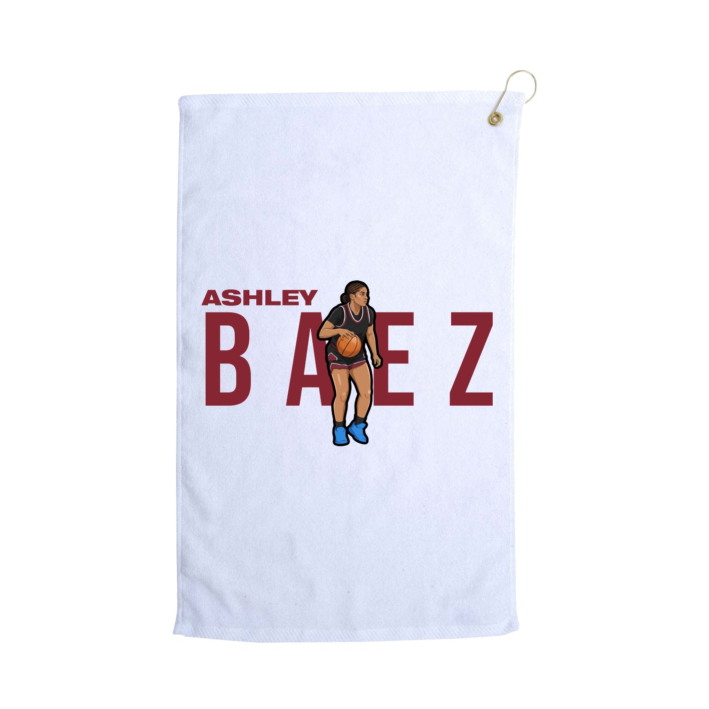 Golf Towel — Player Name in White
