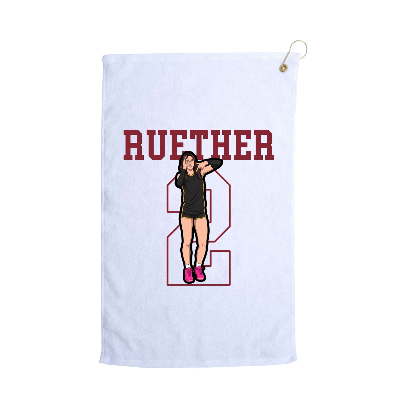 Golf Towel — Shirsey in White