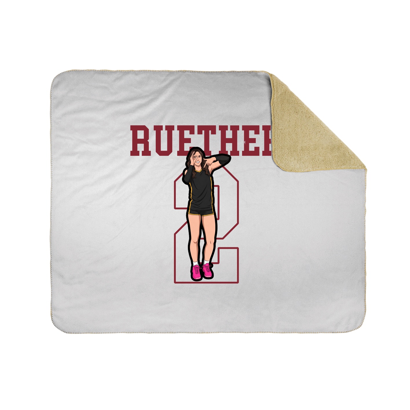 Throw Blanket — Shirsey in White