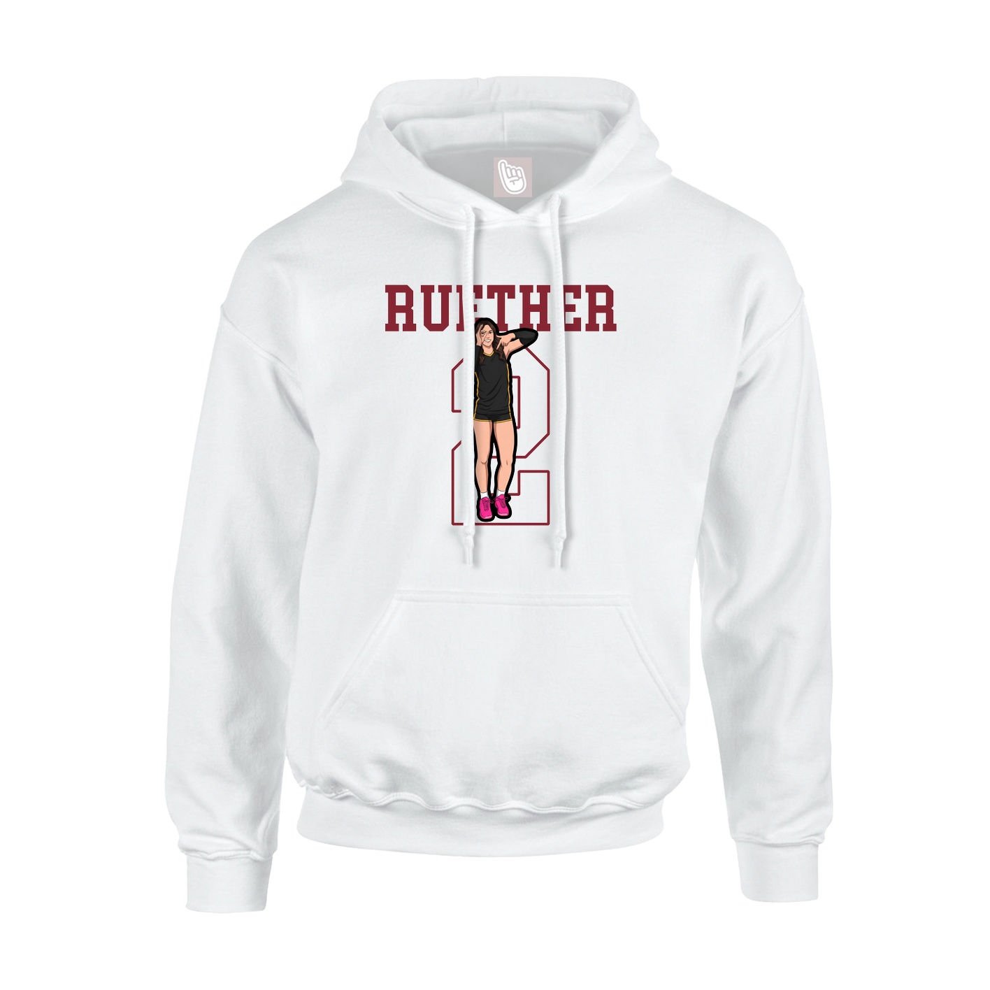 Hoodie — Shirsey in White