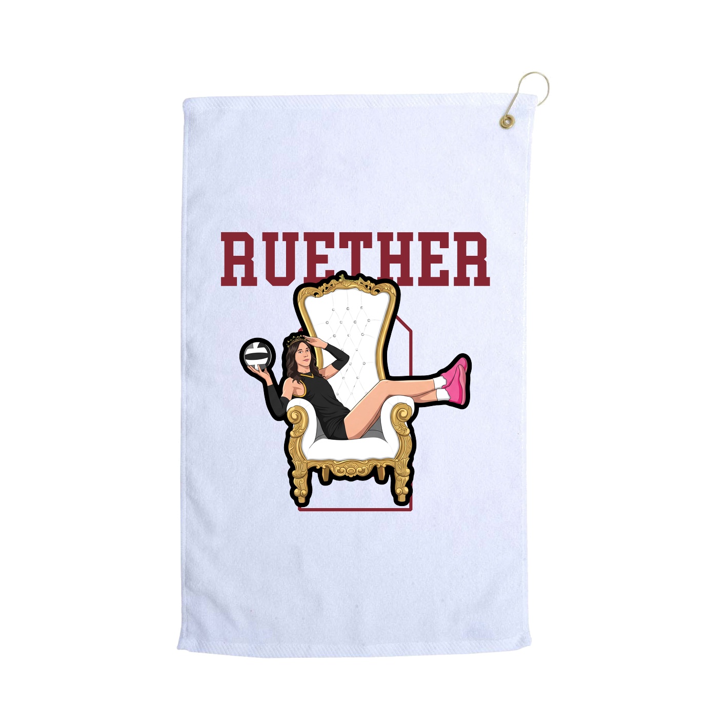 Golf Towel — Shirsey in White