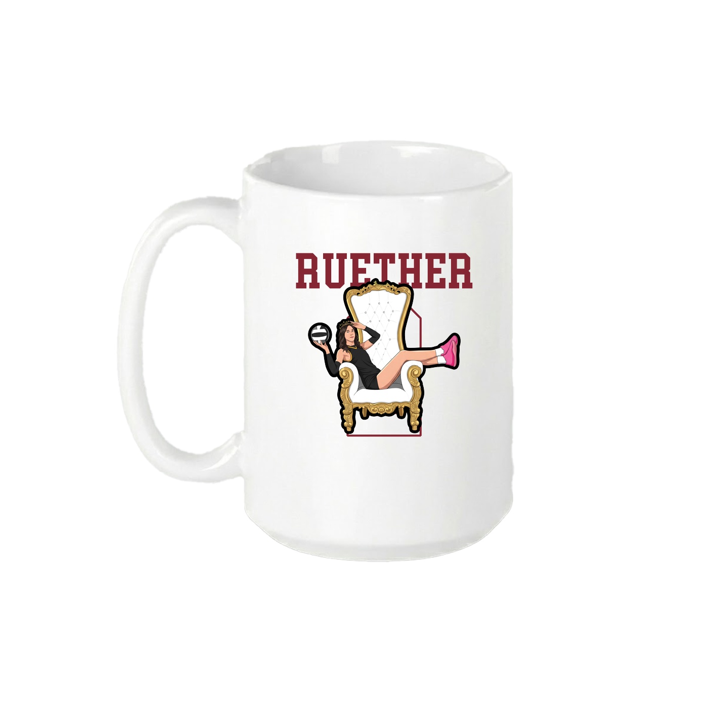 15oz Coffee Mug — Shirsey in White