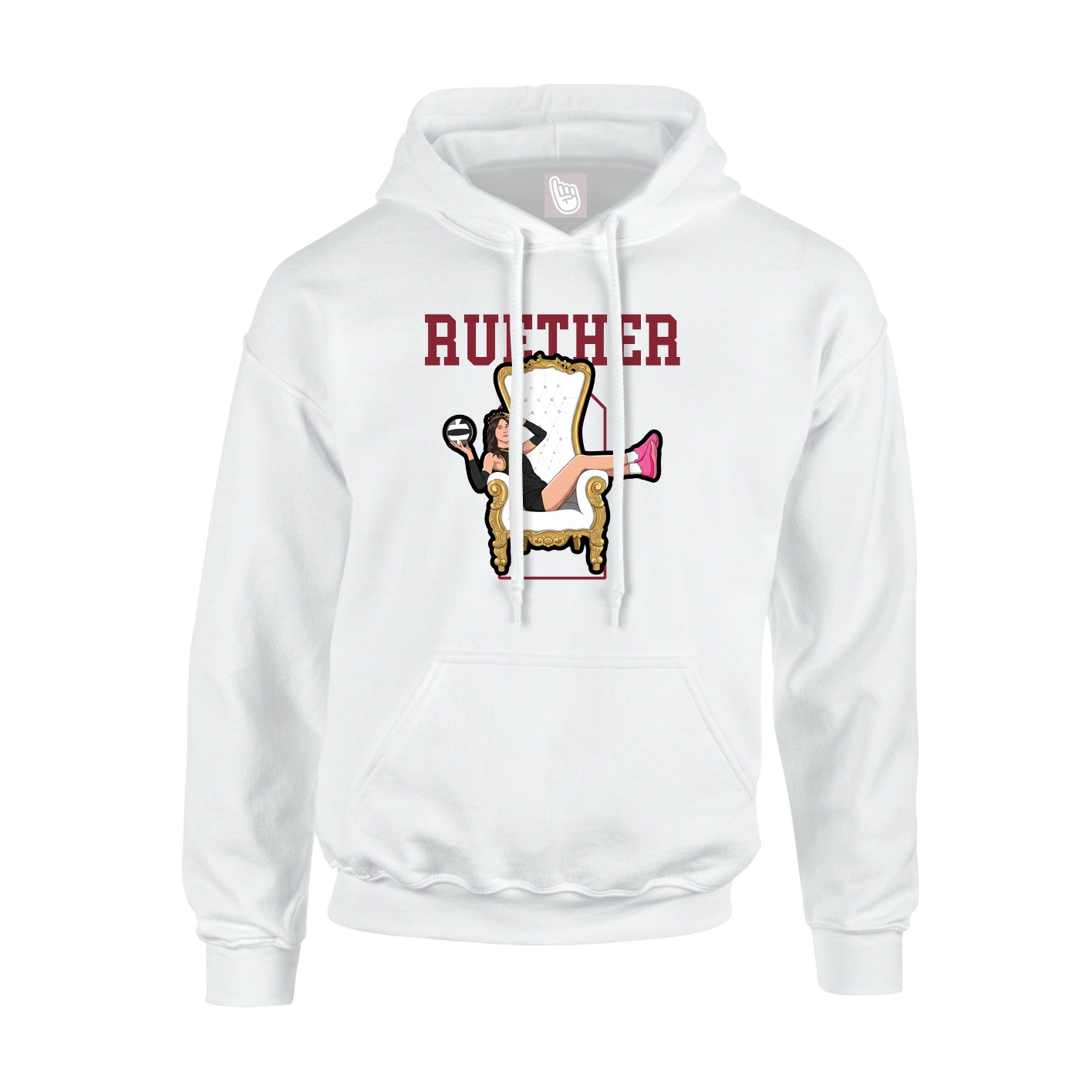 Hoodie — Shirsey in White