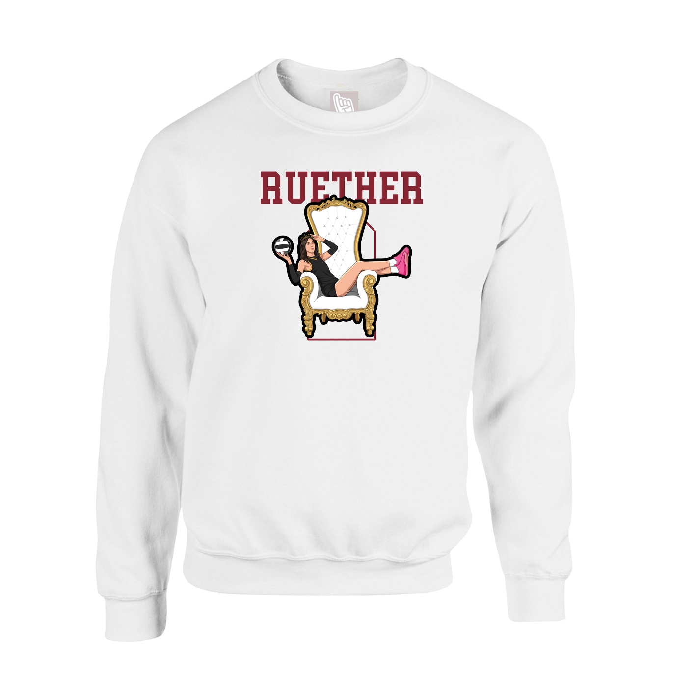 Fleece Crew — Shirsey in White