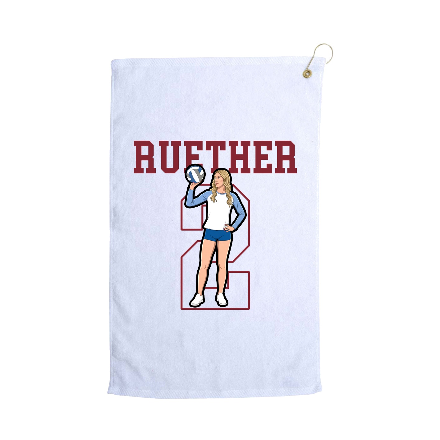 Golf Towel — Shirsey in White