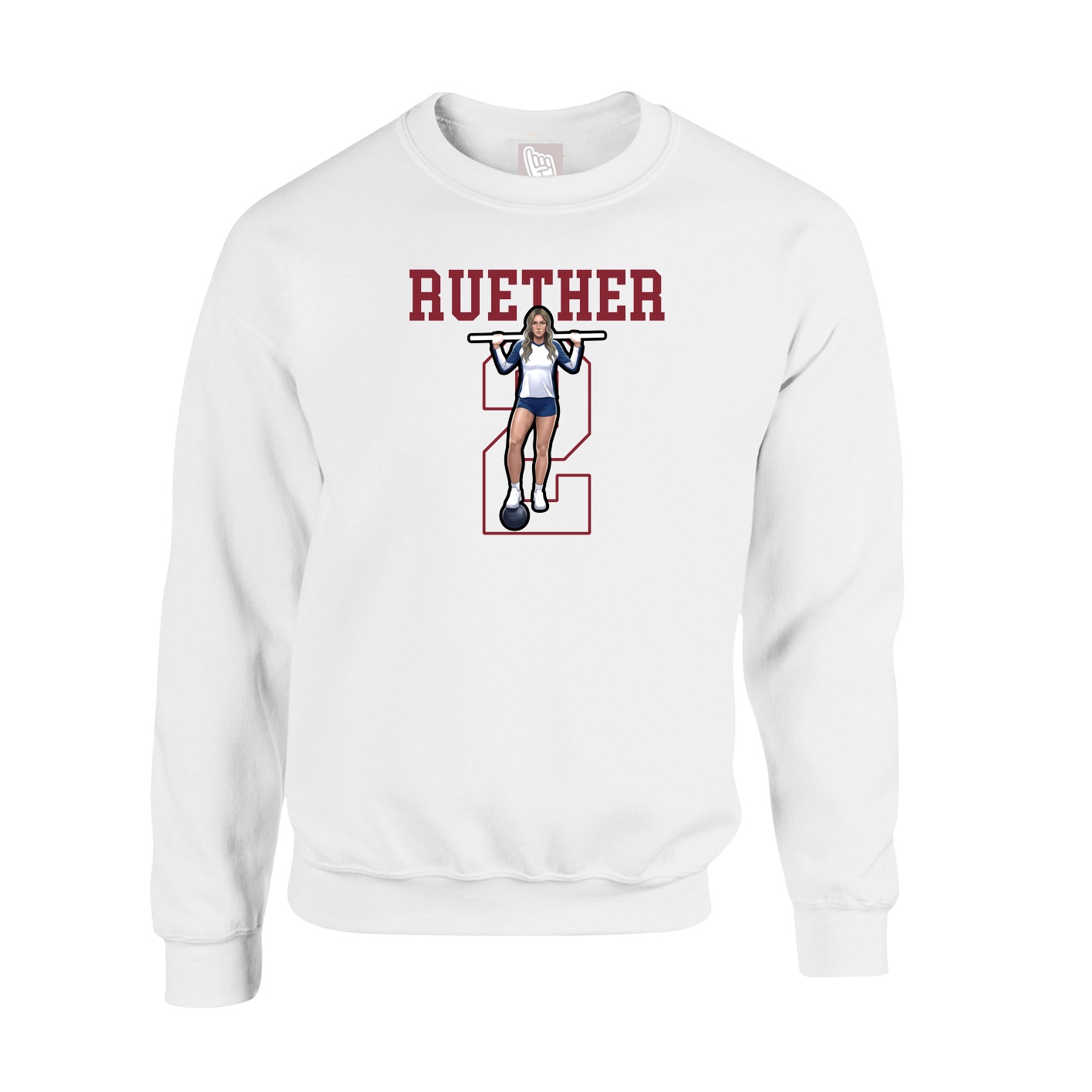 Fleece Crew — Shirsey in White