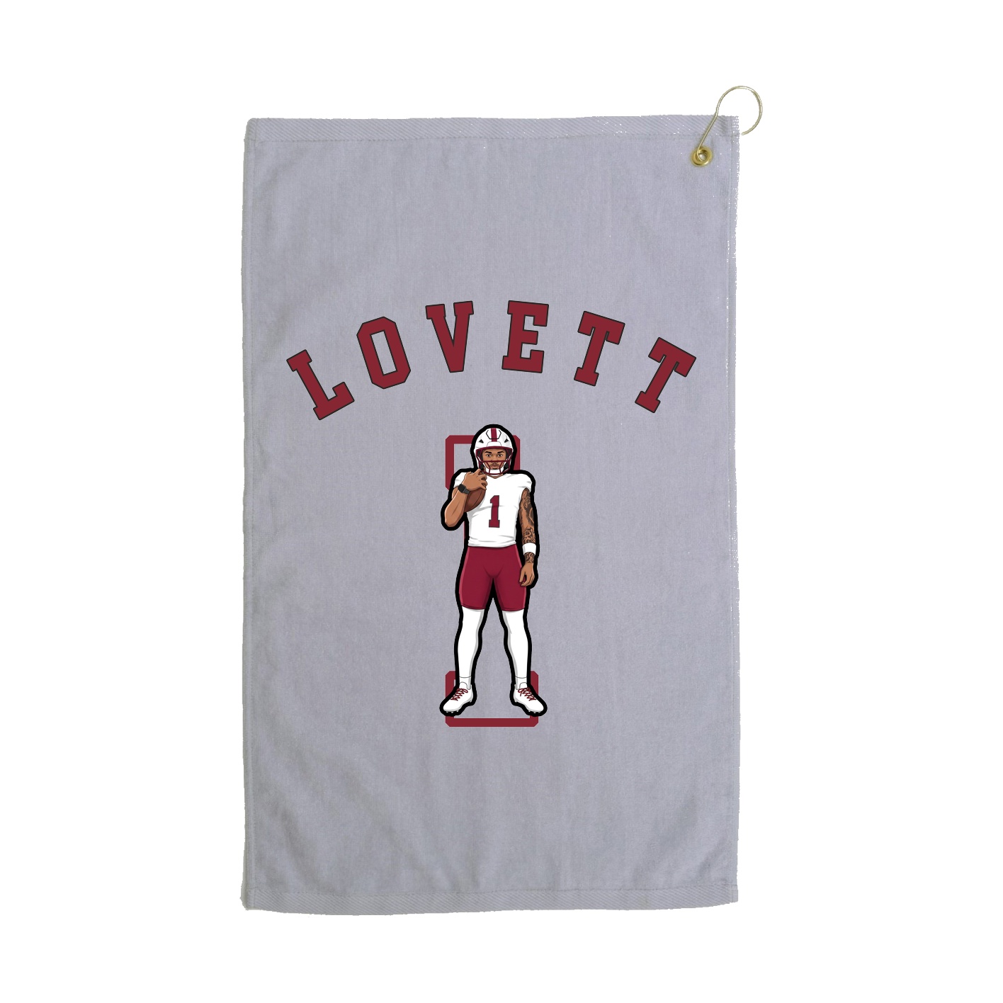 Golf Towel — Shirsey Arch in Grey