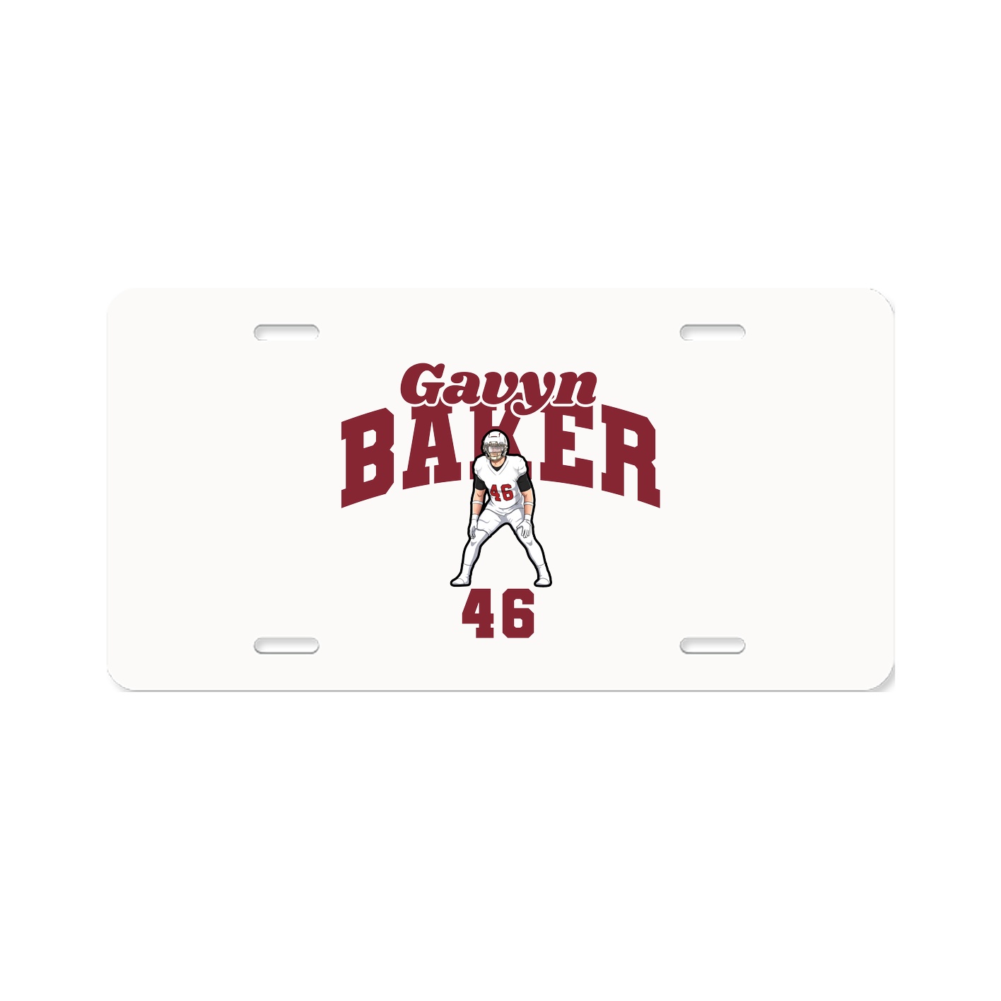 License Plate — Signature Arch in Classic