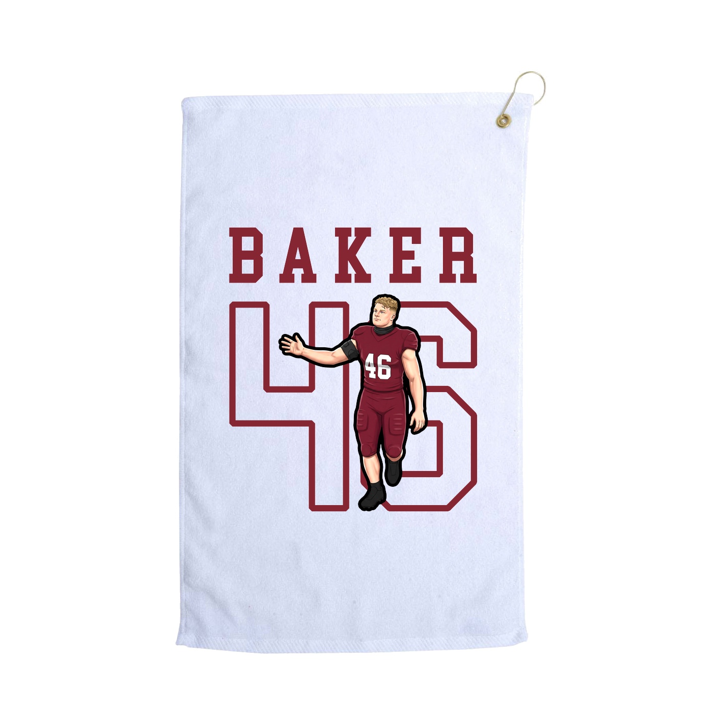Golf Towel — Shirsey in White