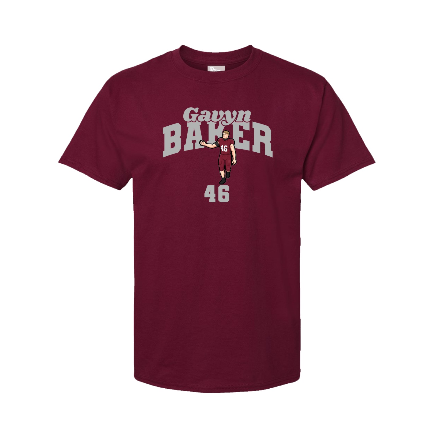 Youth Tee — Signature Arch in Cardinal