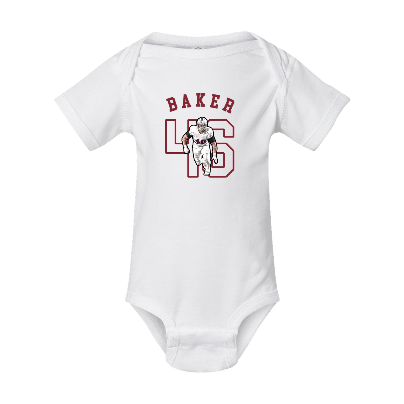 Baby Onesie — Shirsey Arch in White