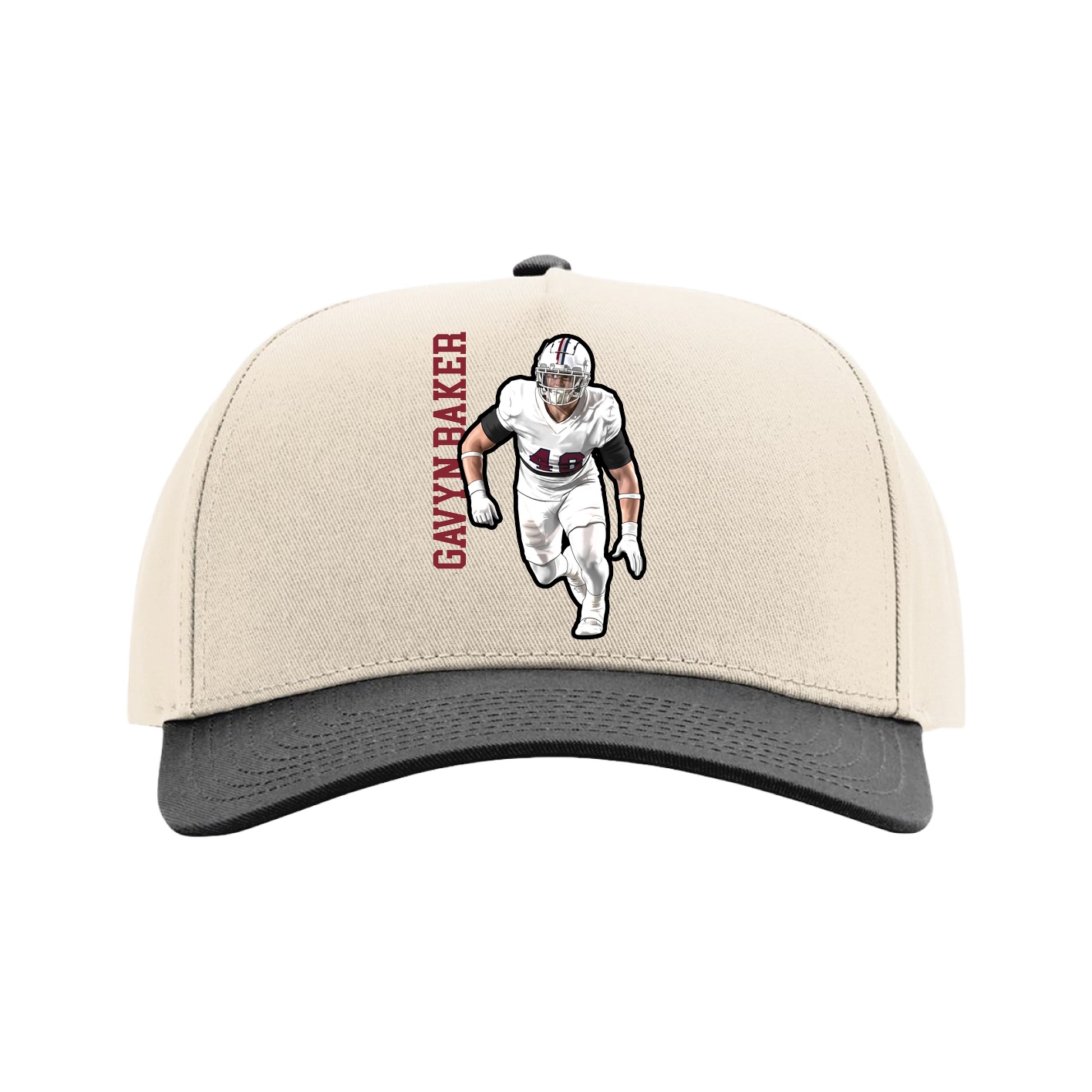 Full Fabric Five-Panel Champ Cap