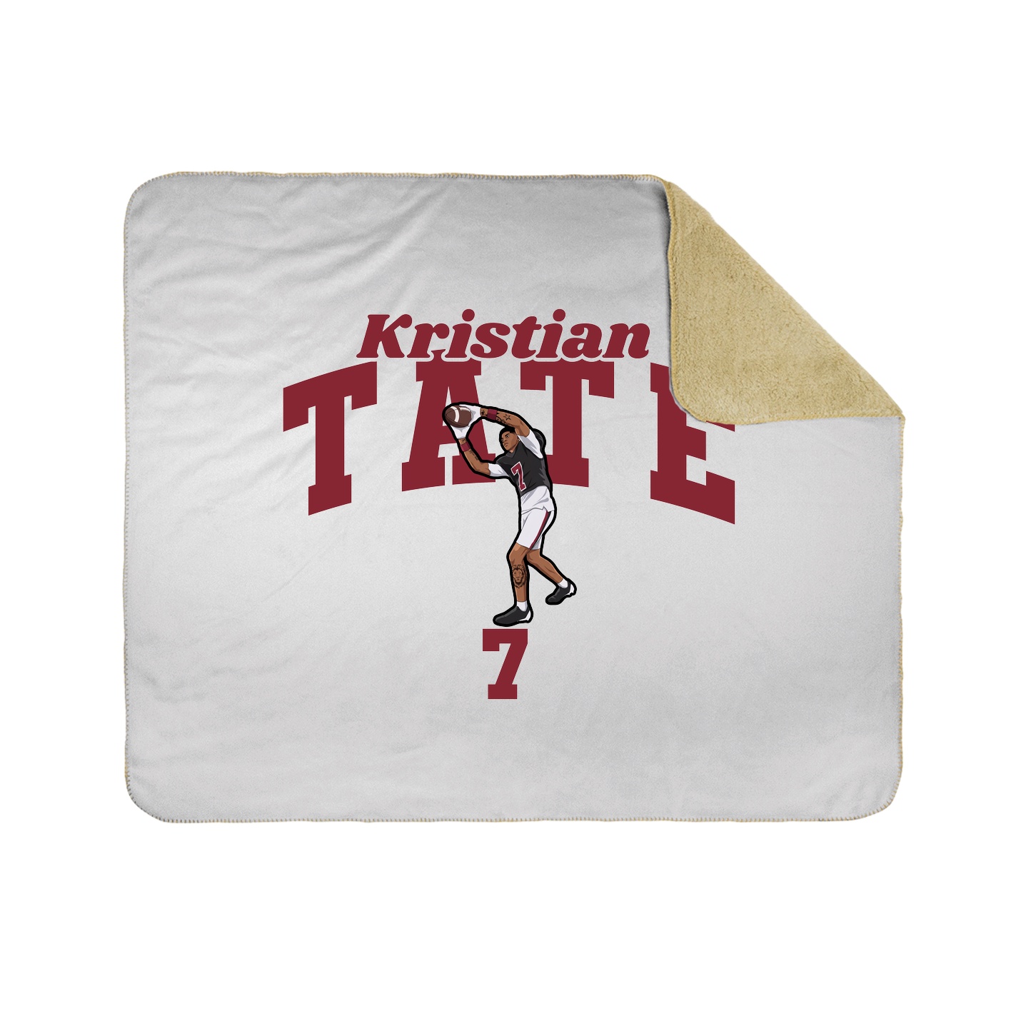 Throw Blanket — Signature Arch in White