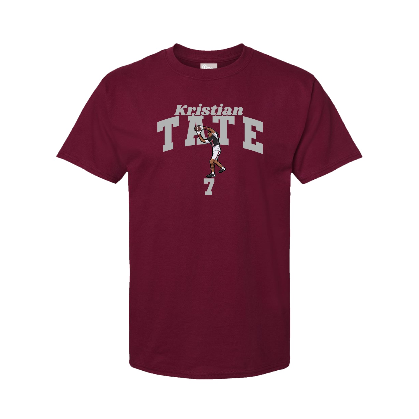 Tee — Signature Arch in Cardinal