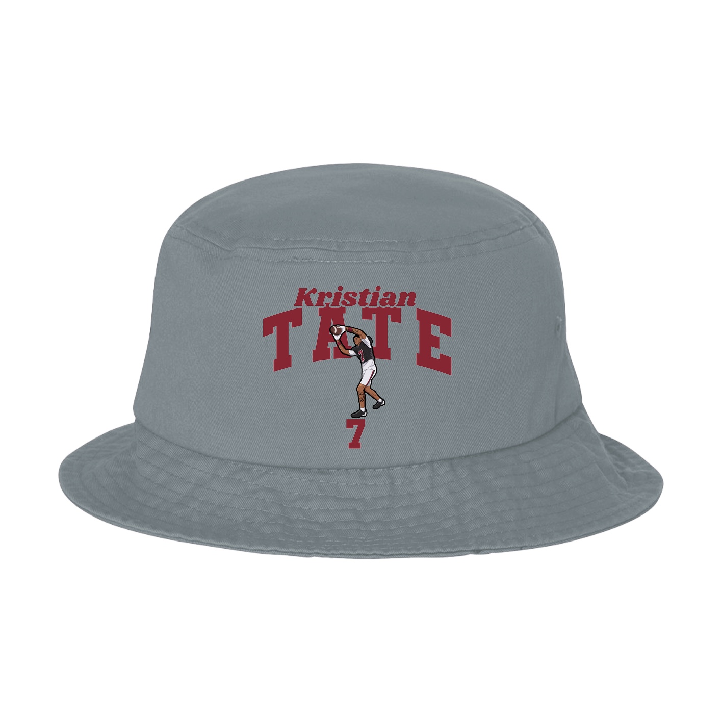 Bucket Cap — Signature Arch in Grey