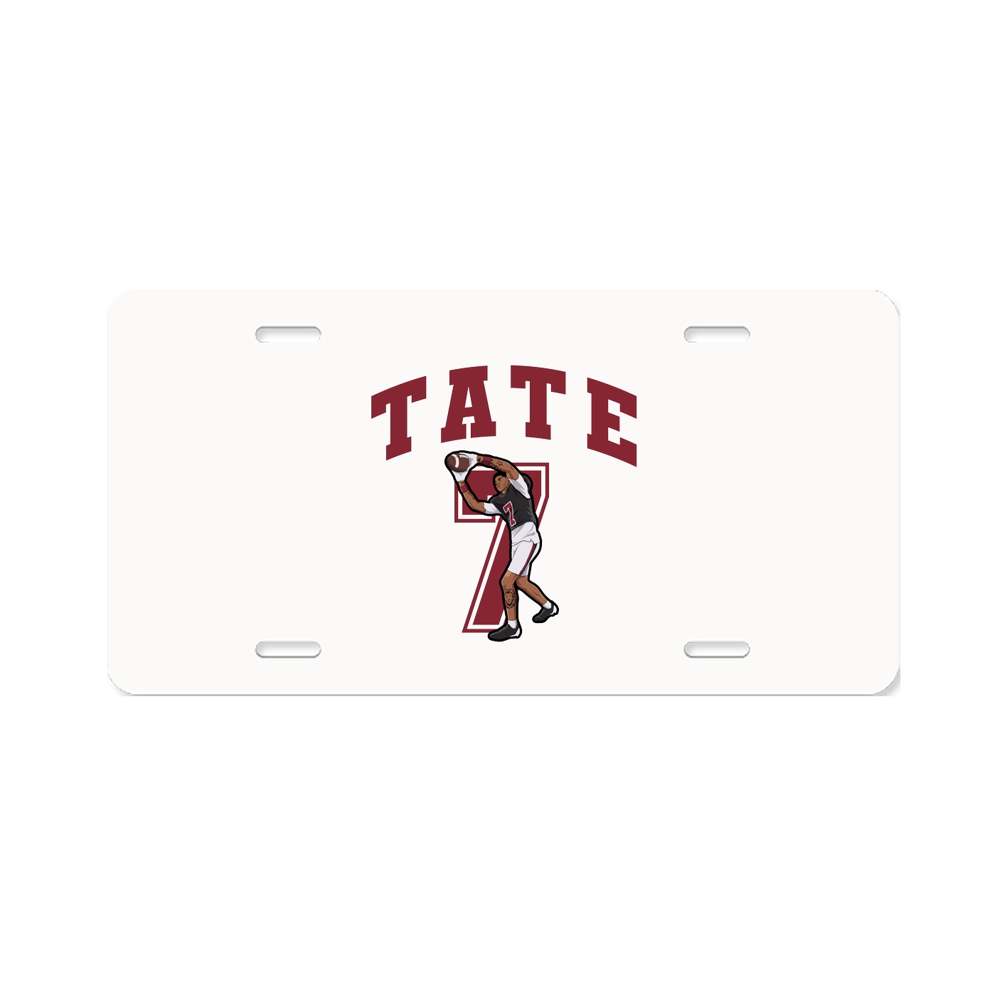 License Plate — Number in Classic