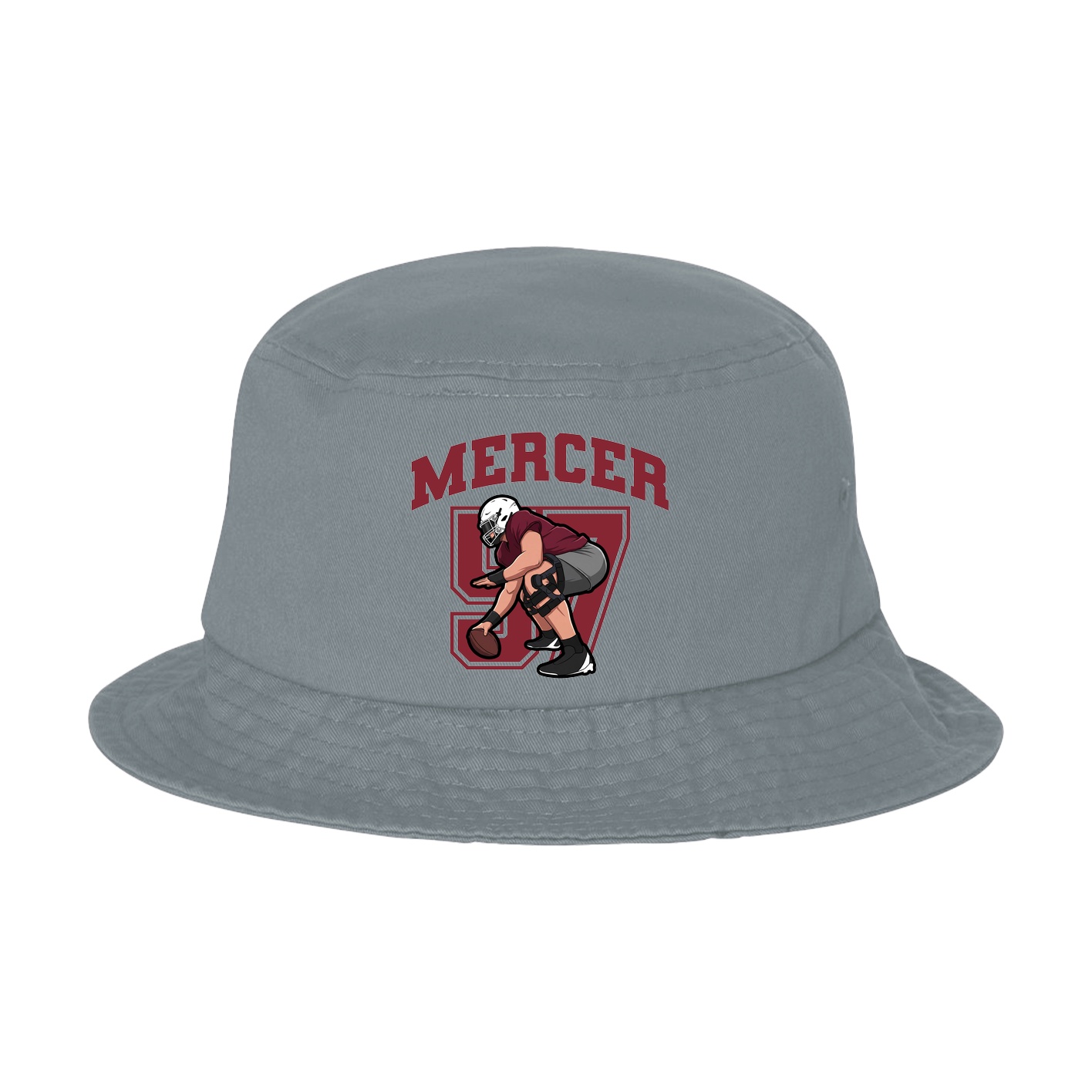 Bucket Cap — Number in Grey