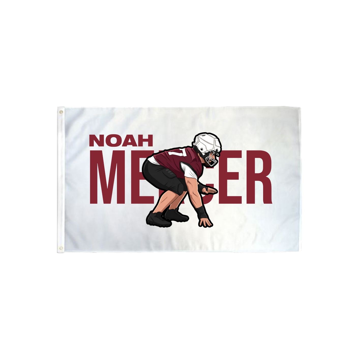 3x5 Flag — Player Name in Classic