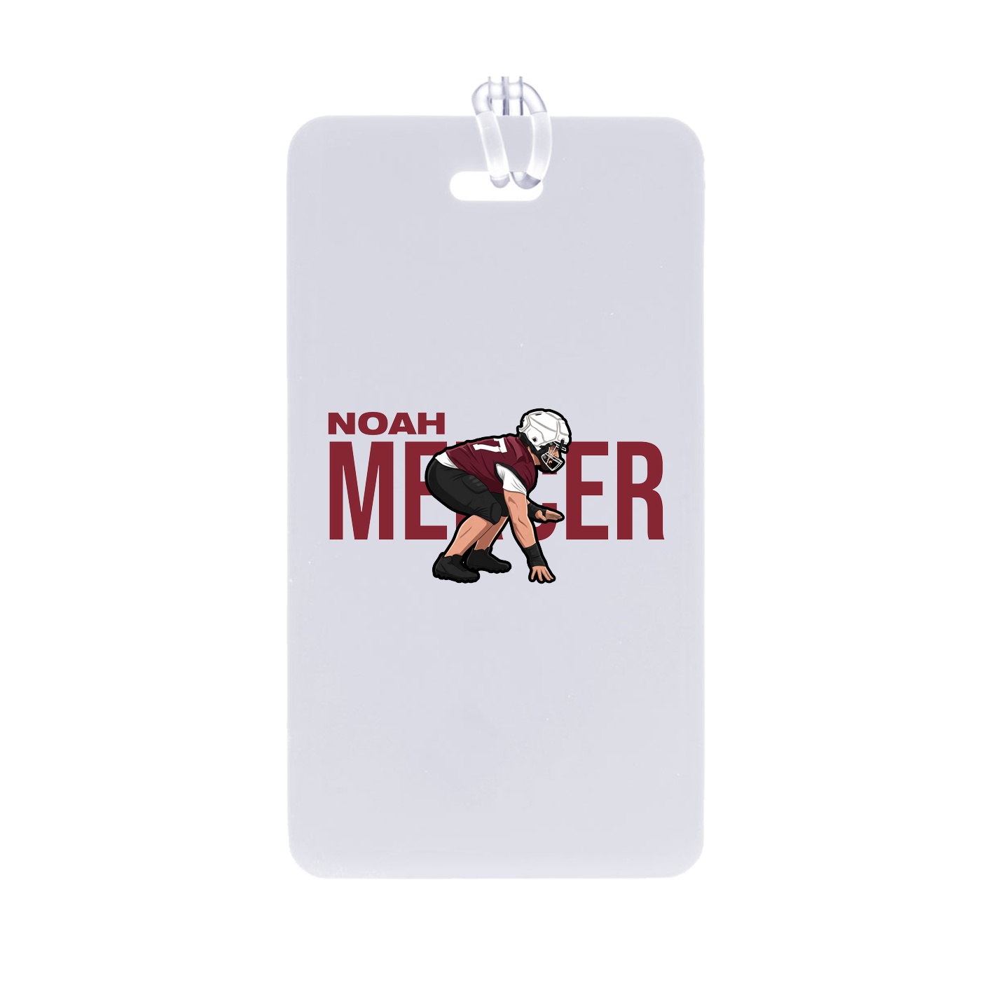 Bag Tag — Player Name in Classic