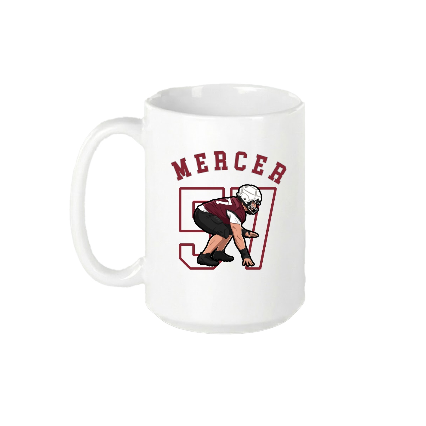 15oz Coffee Mug — Shirsey Arch in White
