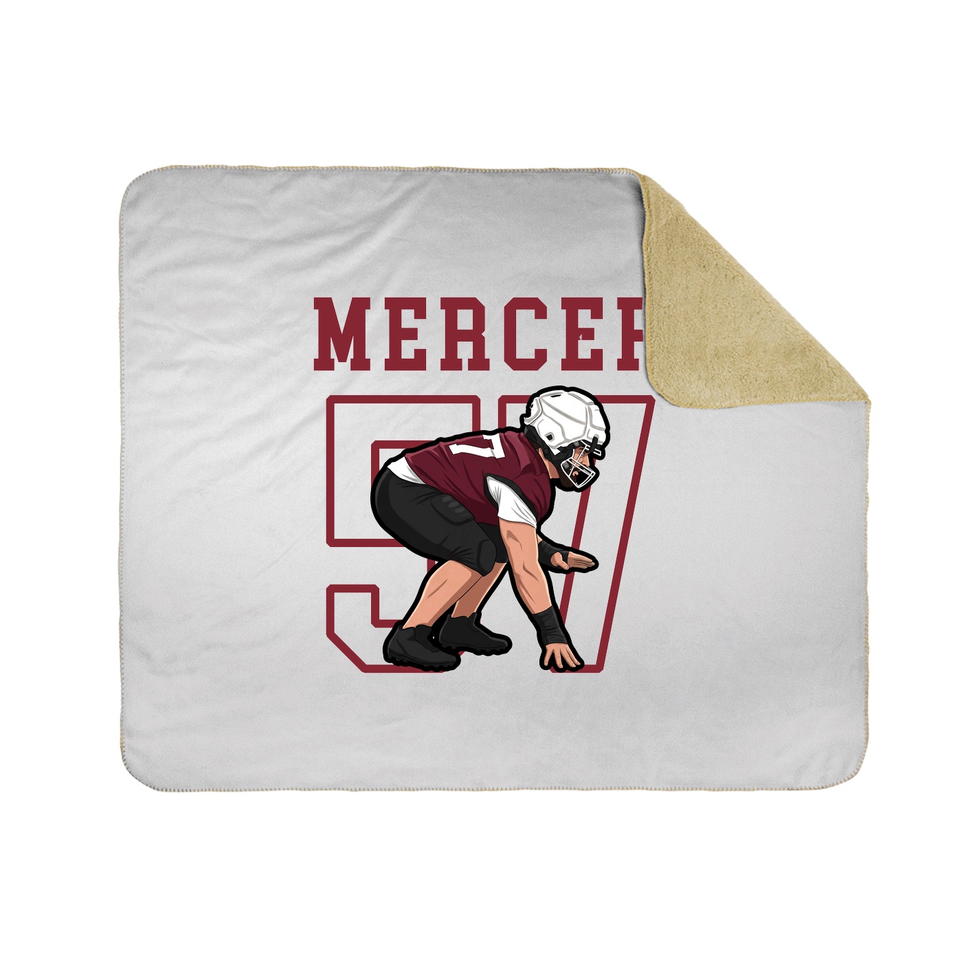 Throw Blanket — Shirsey in White