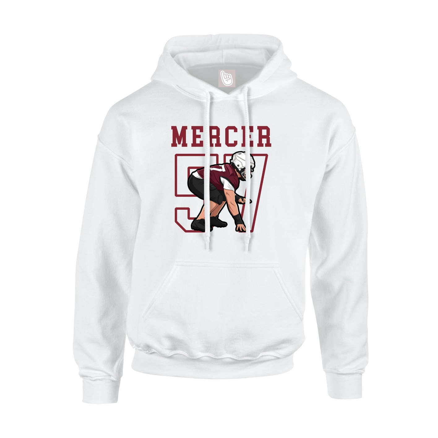 Youth Hoodie — Shirsey in White