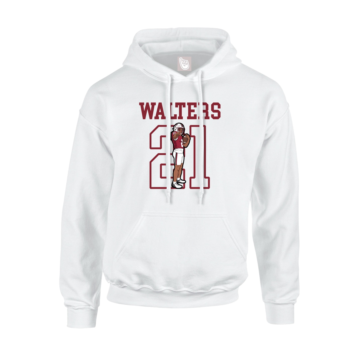 Hoodie — Shirsey in White