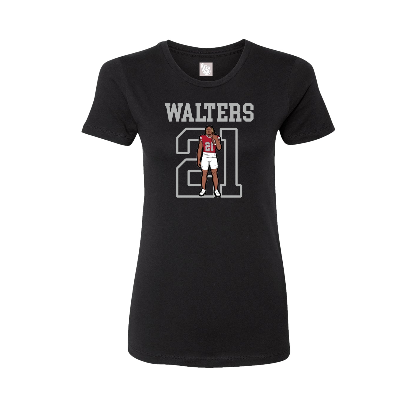 Fitted Women's Tee — Shirsey in Black