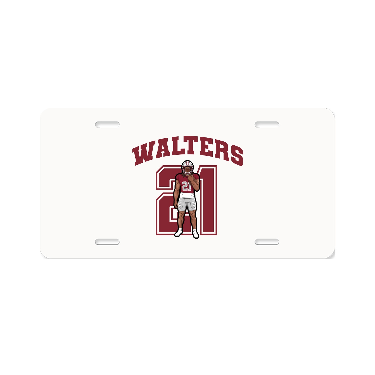 License Plate — Number in Classic