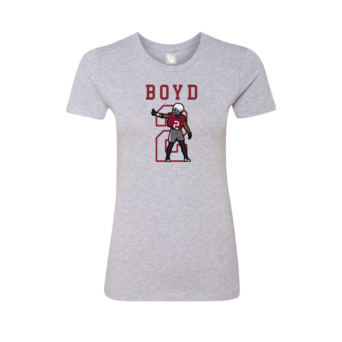 Fitted Women's Tee — Shirsey in Grey