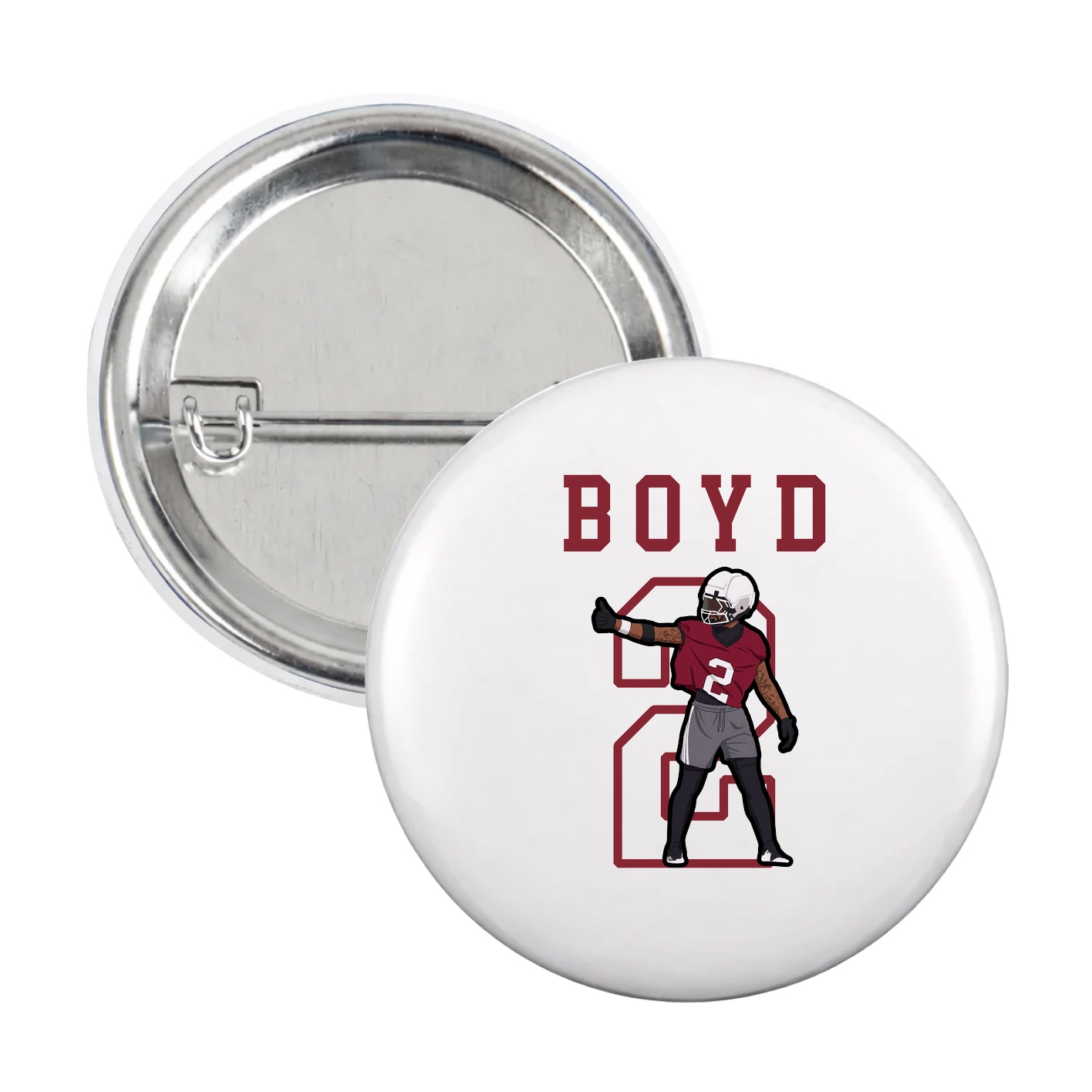 Game Day Button — Shirsey in White
