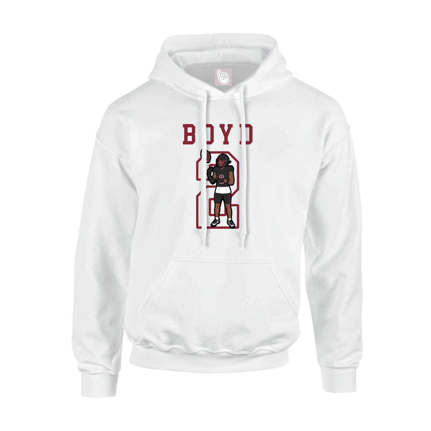 Youth Hoodie — Shirsey in White