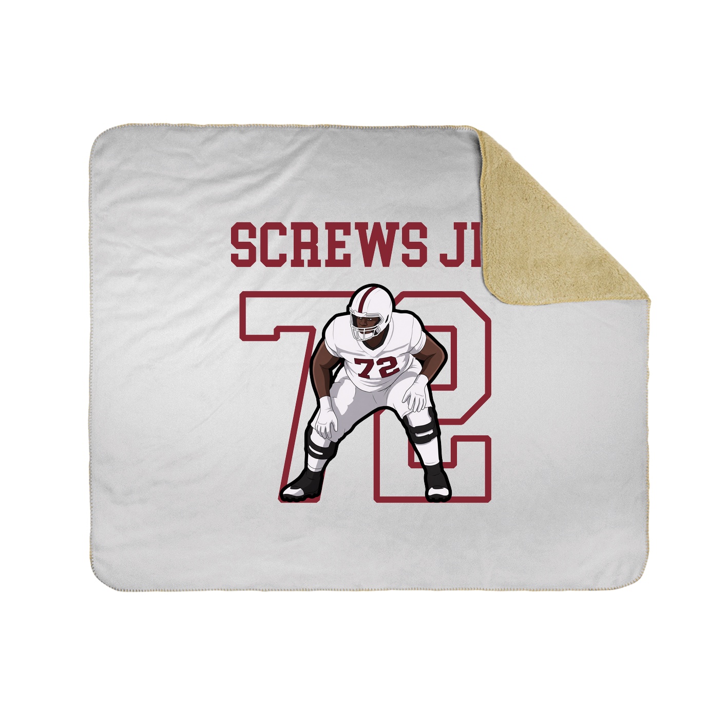 Throw Blanket — Shirsey in White