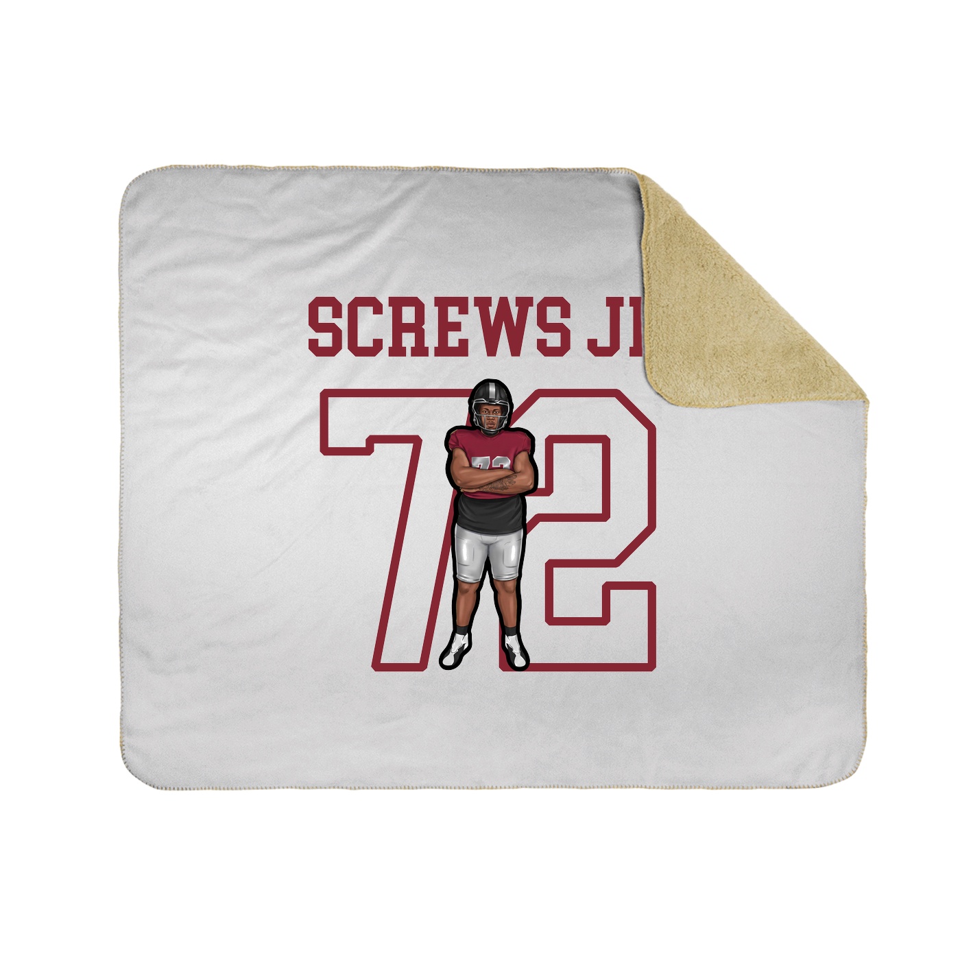 Throw Blanket — Shirsey in White