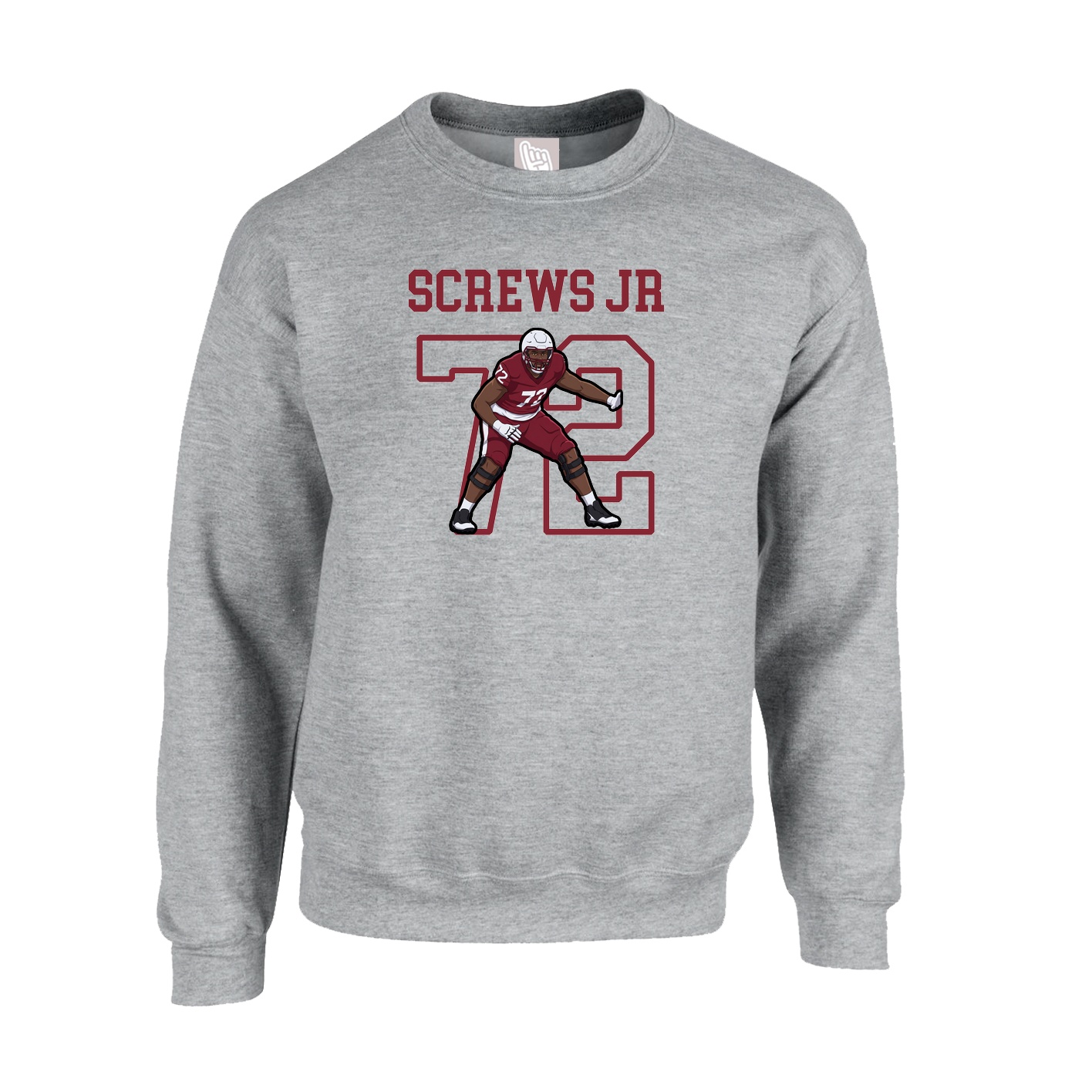 Fleece Crew — Shirsey in Grey