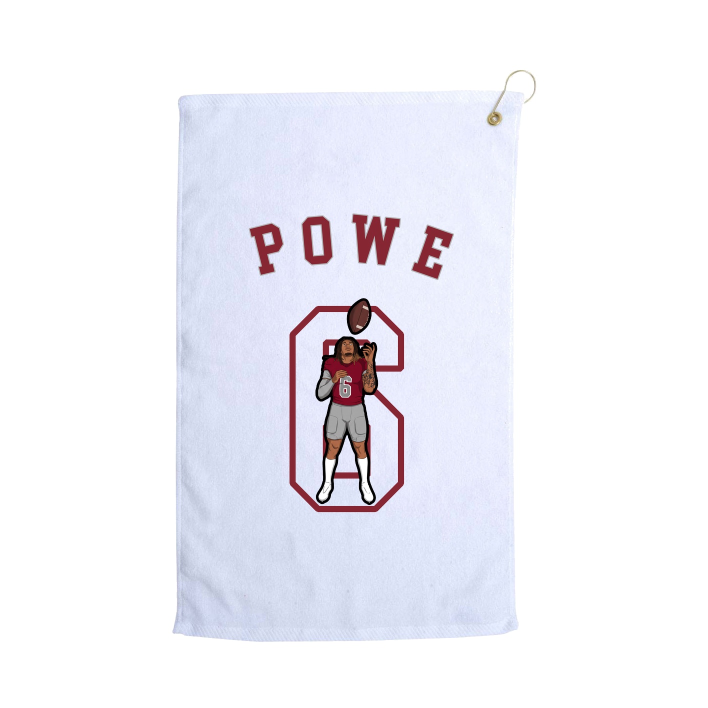 Golf Towel — Shirsey Arch in White