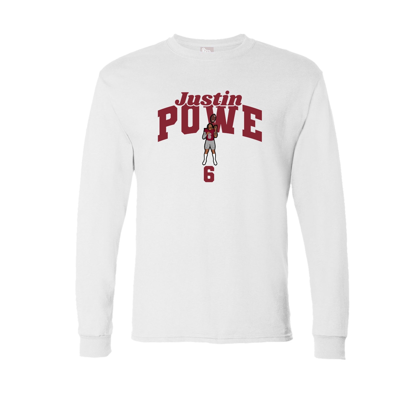 Long Sleeve Tee — Signature Arch in White