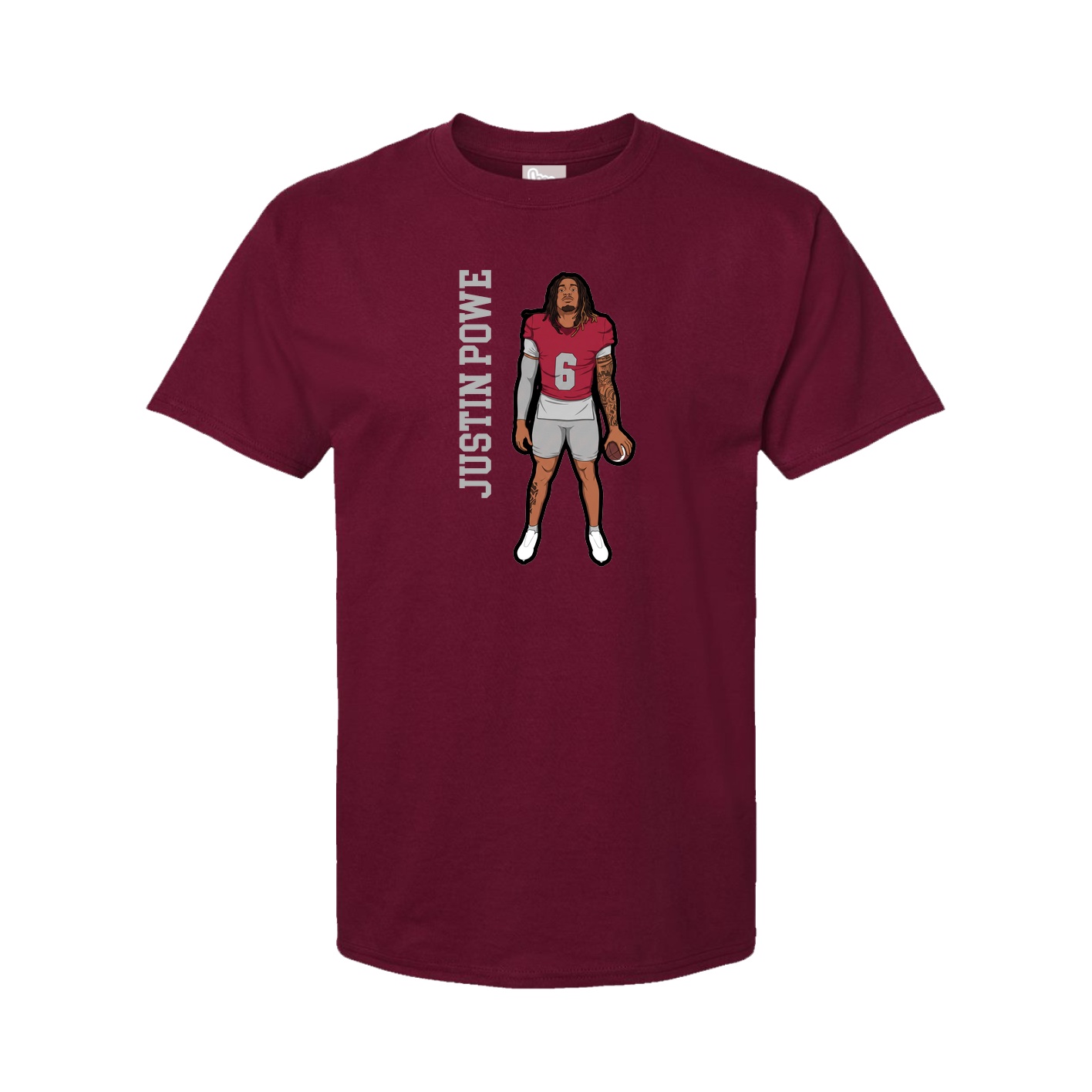 Tee — Name Vertical in Cardinal