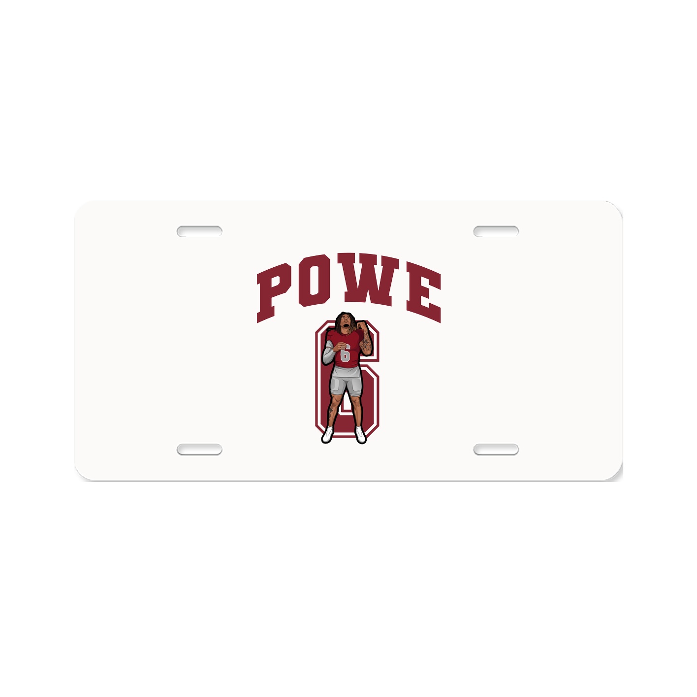 License Plate — Number in Classic