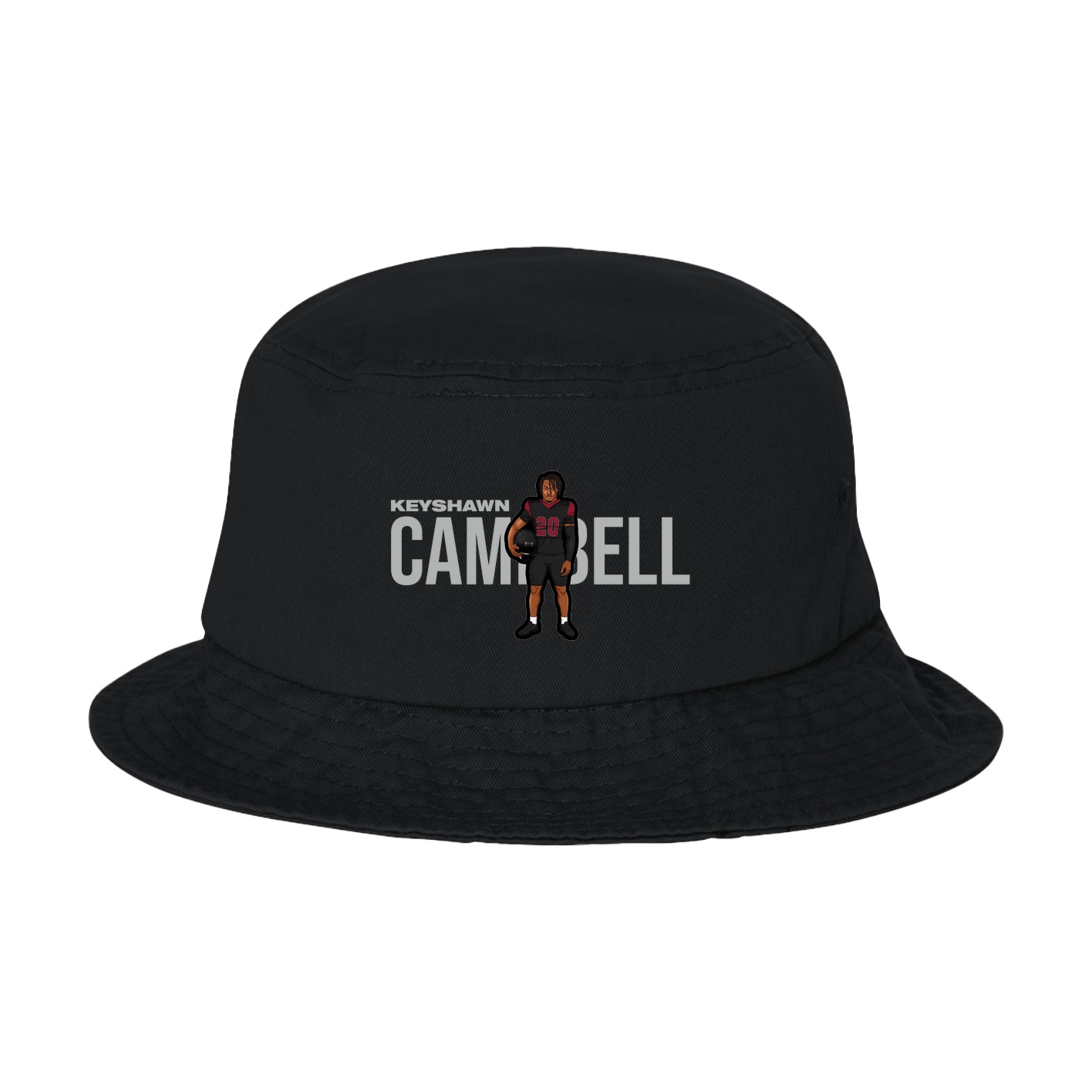 Bucket Cap — Player Name in Black
