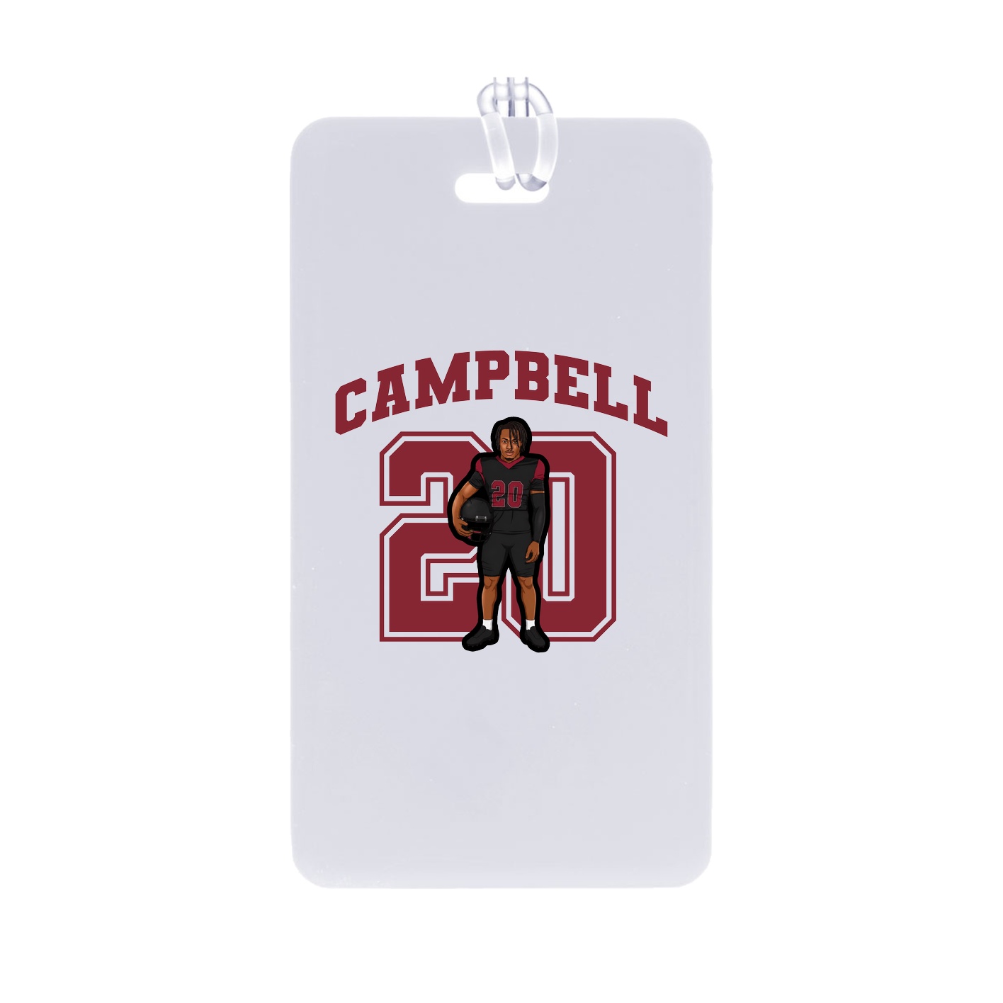 Bag Tag — Number in Classic