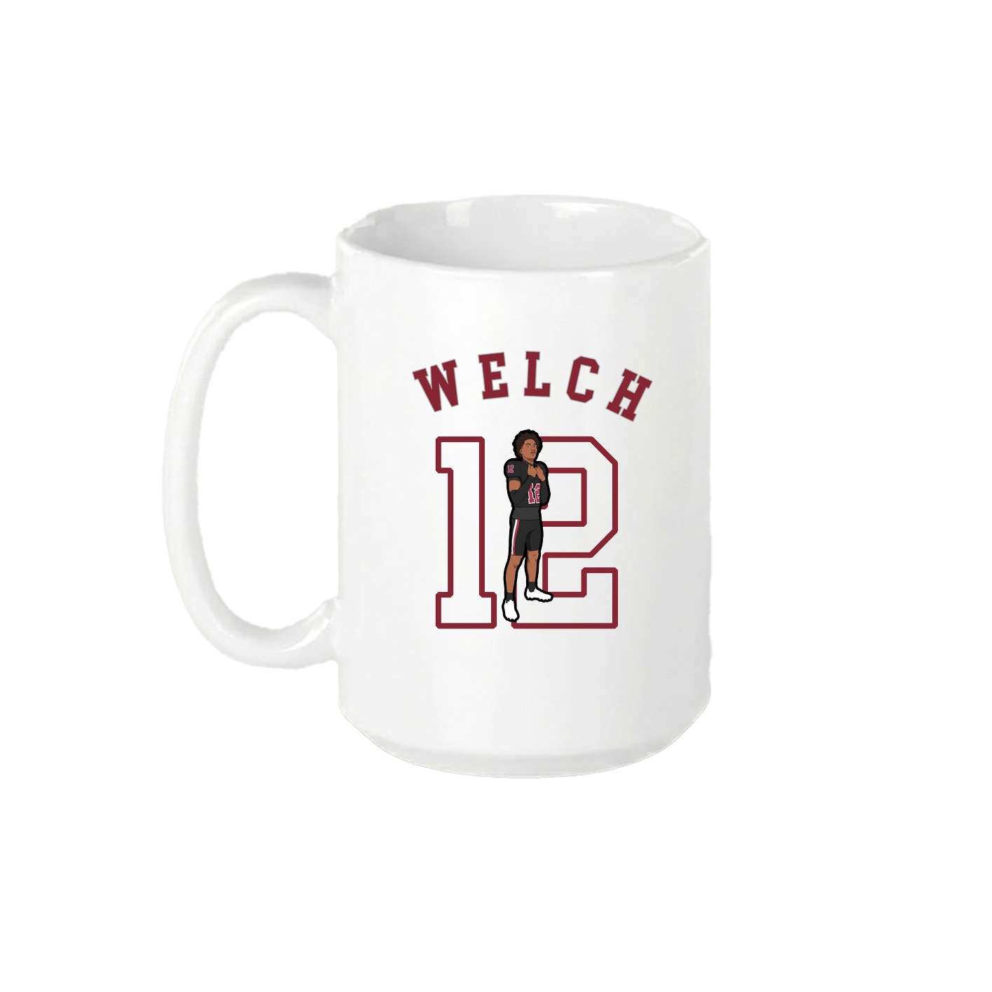 15oz Coffee Mug — Shirsey Arch in White