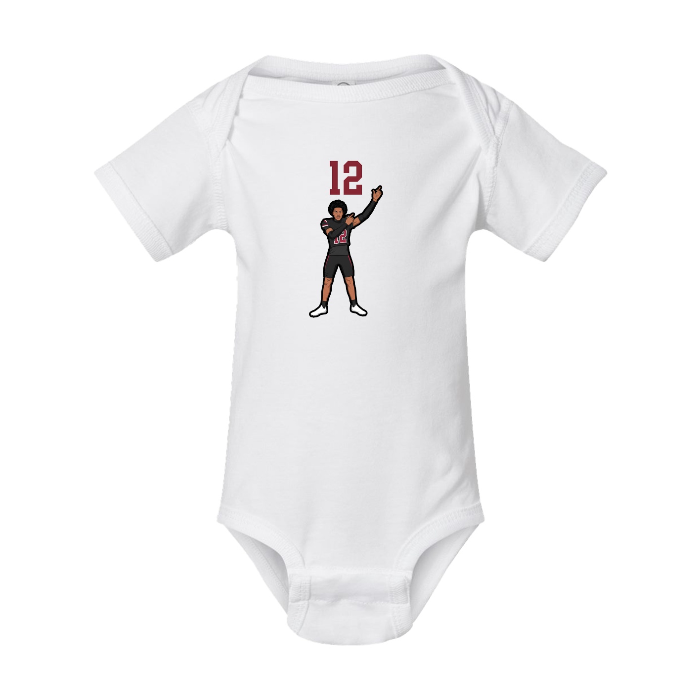 Baby Onesie — Number Top in White