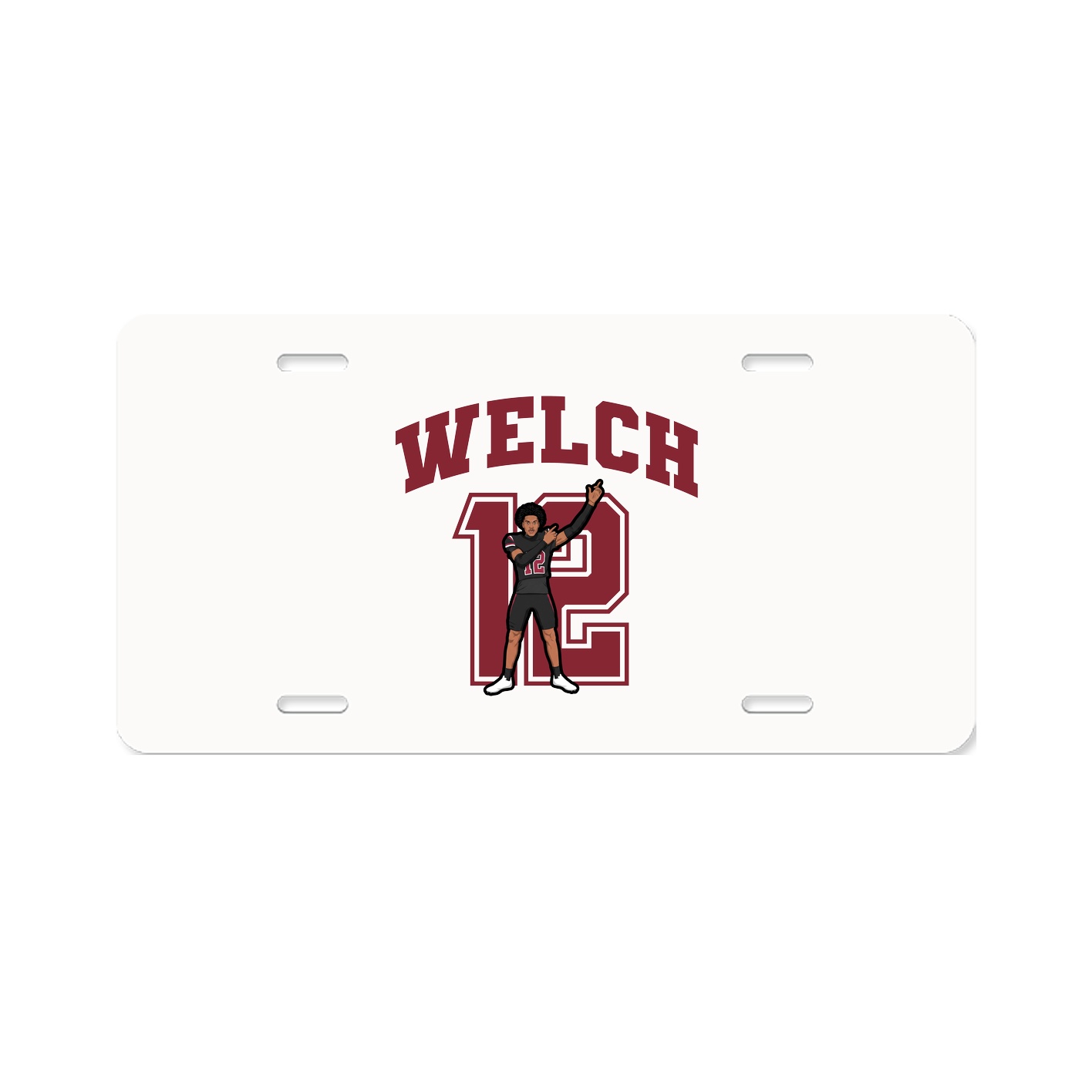 License Plate — Number in Classic
