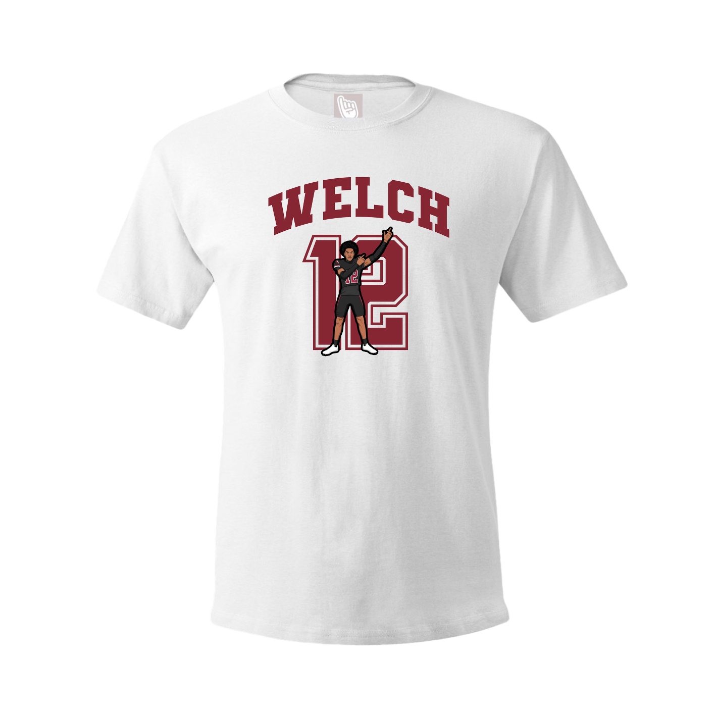 Tee — Number in White